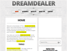 Tablet Screenshot of dreamdealer.nl